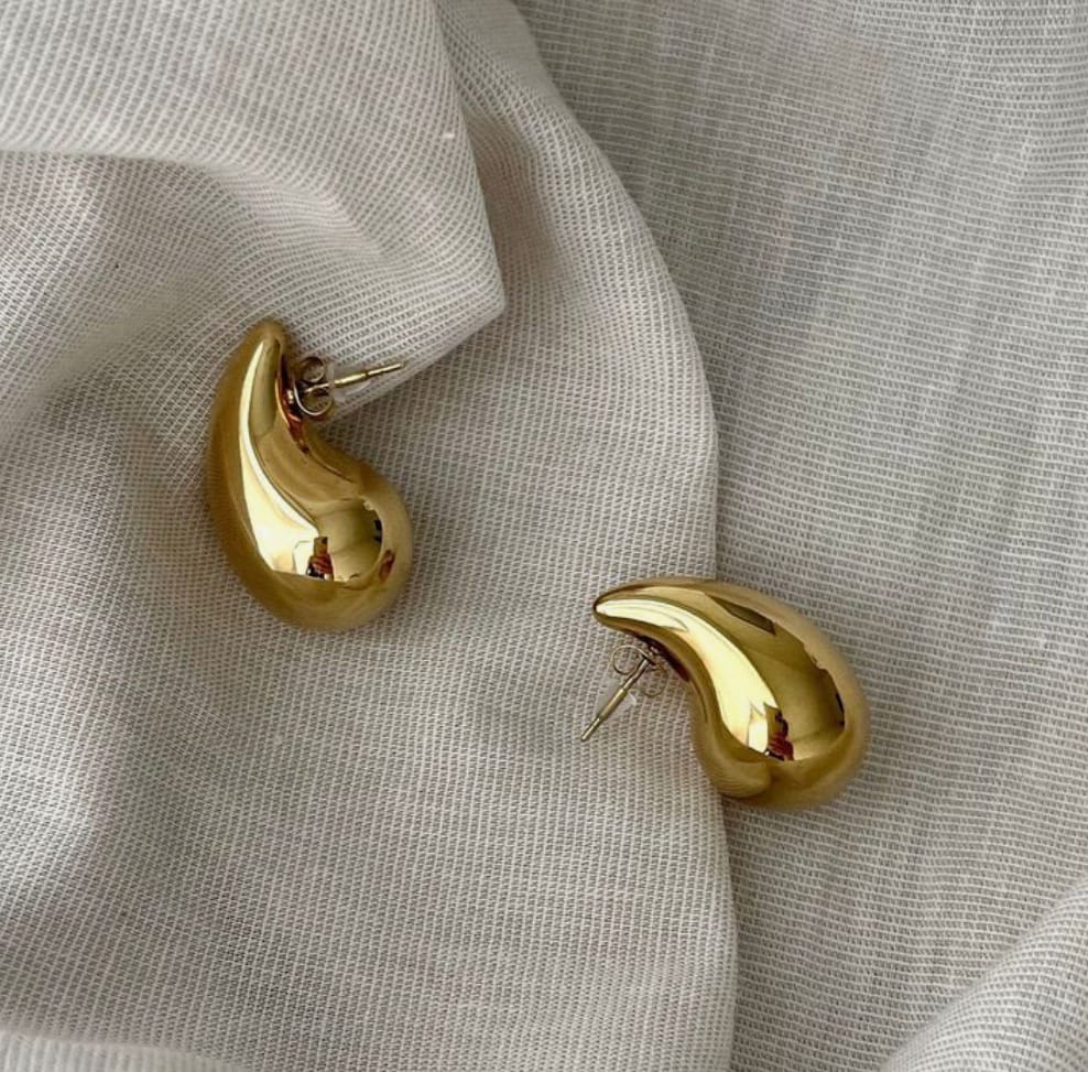Chunky Gold Hoops