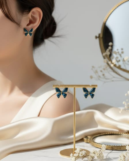Butterfly Shaped Stud Earrings